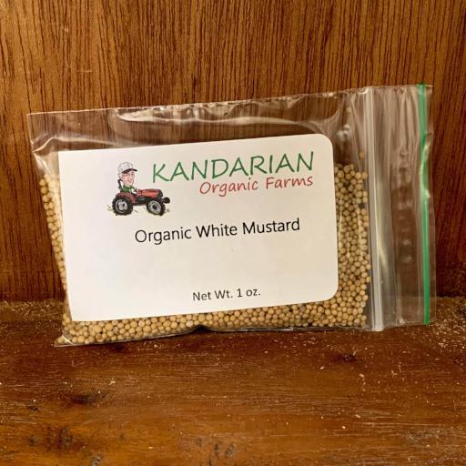 Organic White Mustard Seed  JJXBJ - Kandarian Organic Farms